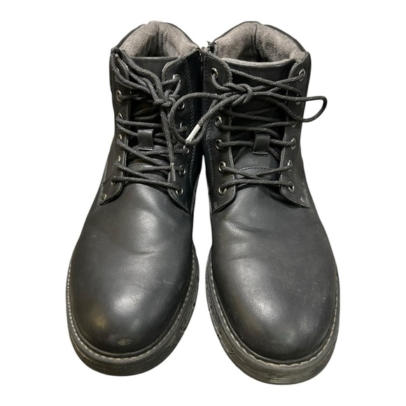 Falls Creek Men's Brent Boots - Black, Size 10.5 pre-owned - Picture 1 of 8